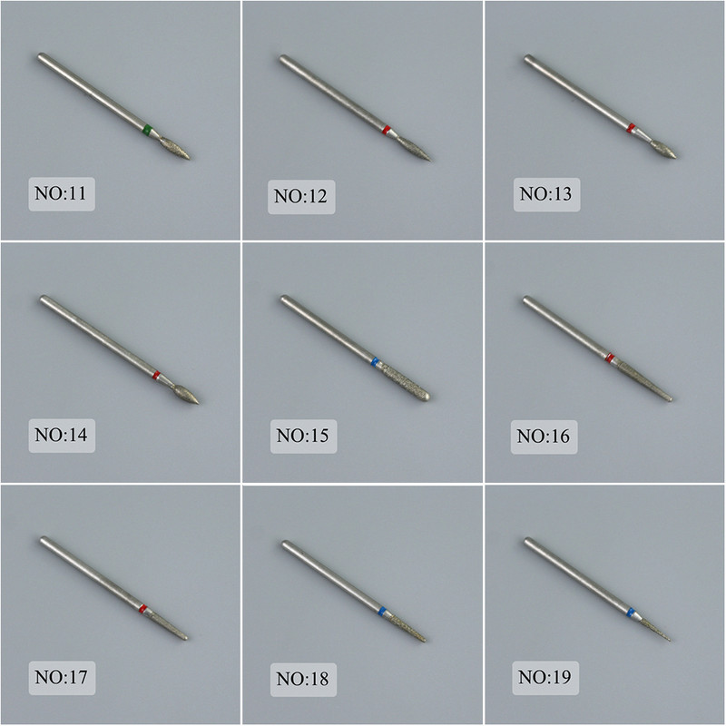 28 féle gyémánt körömfúró maró manikűrhöz.