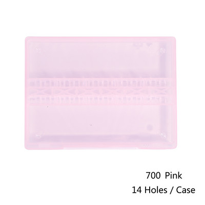 Uzglabāšanas futrālis nagu urbjmašīnām Elektriskā frēzes griezēja turētājs konteinera manikīrs urbis akrils tukšas kastes piederumi rīks LA994-1