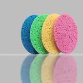 5 tk pehmest naturaalsest puidumassist ellipsikujuline käsn kaasaskantav nahahooldus tselluloosist käsn keha näopuhastusvahend käsnast meigivahend