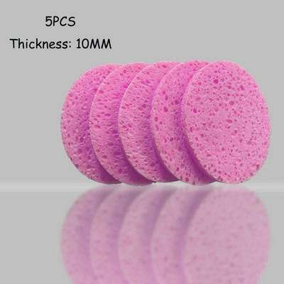 5 tk pehmest naturaalsest puidumassist ellipsikujuline käsn kaasaskantav nahahooldus tselluloosist käsn keha näopuhastusvahend käsnast meigivahend