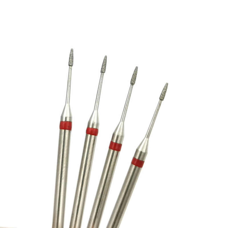 HYTOOS maza konusa slīpēšanas galviņa smalki dimanta kutikulas nagu urbji 3/32 rotējošie nagu urbji elektriskie urbji