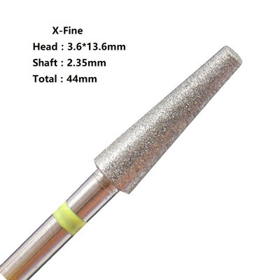 Dijamantna burgija za nokte Glodalo Nail Art burgija za nokte Čisti rezač zanoktica za manikuru Turpije za nokte Električne glodalice Burr Alat za nokte