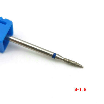 Dimanta manikīra urbis nagiem Profesionāli kutikulas tīrīšanas uzgaļi akrila gēla nagiem Manikīra pedikīra veidošanas instrumenti