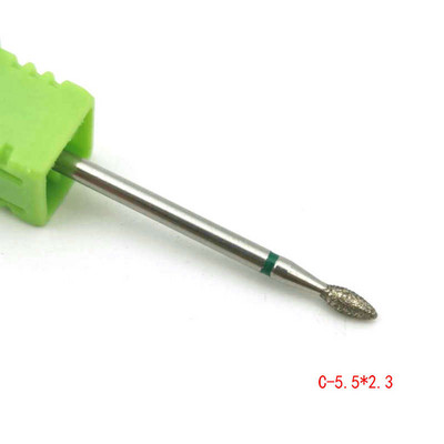 Dimanta manikīra urbis nagiem Profesionāli kutikulas tīrīšanas uzgaļi akrila gēla nagiem Manikīra pedikīra veidošanas instrumenti