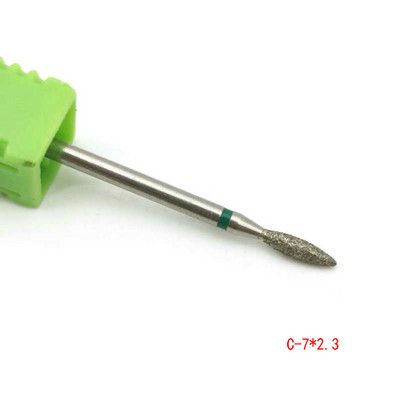 Dimanta manikīra urbis nagiem Profesionāli kutikulas tīrīšanas uzgaļi akrila gēla nagiem Manikīra pedikīra veidošanas instrumenti