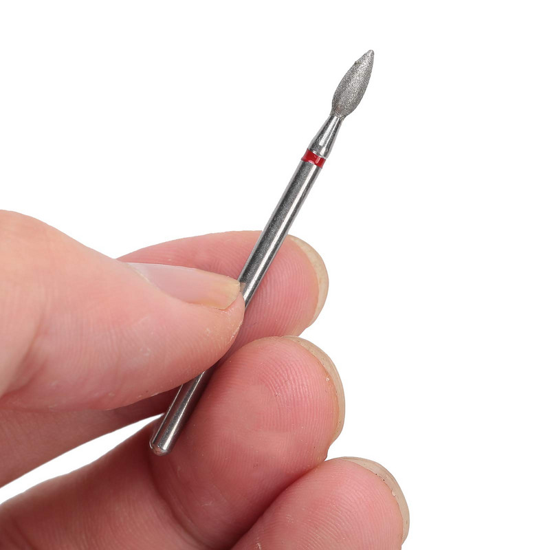 Dimanta manikīra urbis nagiem Profesionāli kutikulas tīrīšanas uzgaļi akrila gēla nagiem Manikīra pedikīra veidošanas instrumenti