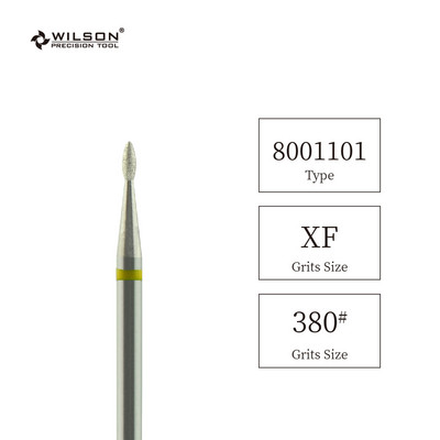 WILSON 1,2 mm Flame Shape Diamond BitsTools Rezači za nokte za manikuru Svrdla pribor za nokte besplatno