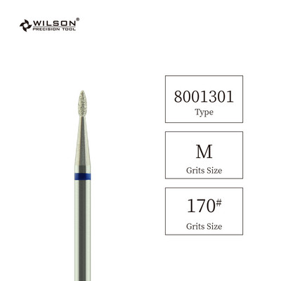 WILSON 1,2 mm Flame Shape Diamond BitsTools Rezači za nokte za manikuru Svrdla pribor za nokte besplatno