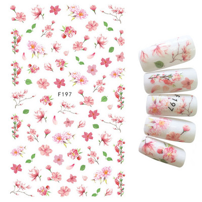 1Gb multfilmas putnu kaktusa nagu mākslas uzlīme Līmējošā uzlīme Abstrakta kļavas lapas lentes nagu uzlīme nagu mākslas piederumi