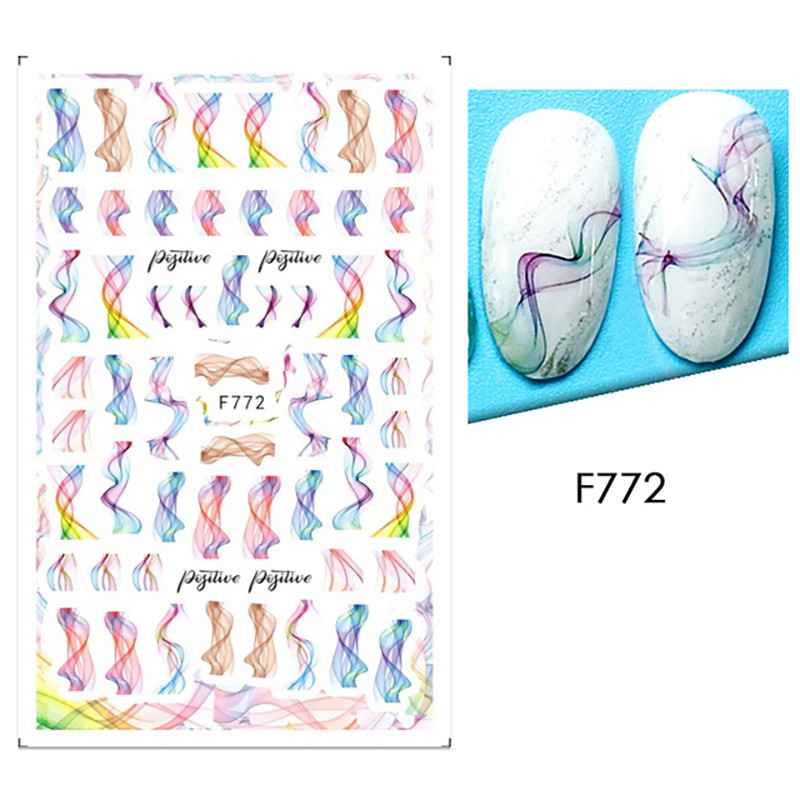 1Gb multfilmas putnu kaktusa nagu mākslas uzlīme Līmējošā uzlīme Abstrakta kļavas lapas lentes nagu uzlīme nagu mākslas piederumi