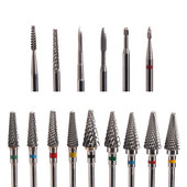 Burghiu din carbură de tungsten Freză pentru mașină de manichiură Burghiu electric din carbură Freză Accesorii pentru arta unghiilor