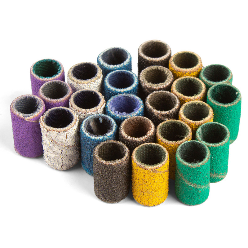 100 gab. nagu slīpēšanas lentu komplekts nagu urbjmašīnas, vīles nagu slīpmašīnas piederumi manikīra mašīnai, želejas lakas noņemšanai, slīpmašīna