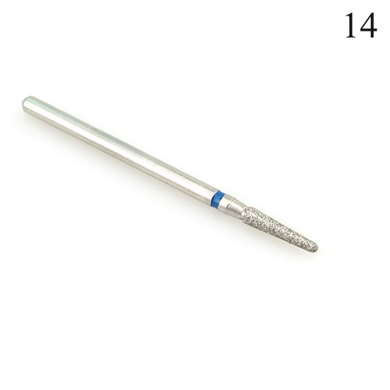 1 gab dimanta frēzes manikīram Rotējošie nagu urbji elektriskie pedikīra mašīnas aprīkojums kutikulas noņemšanas instrumenti