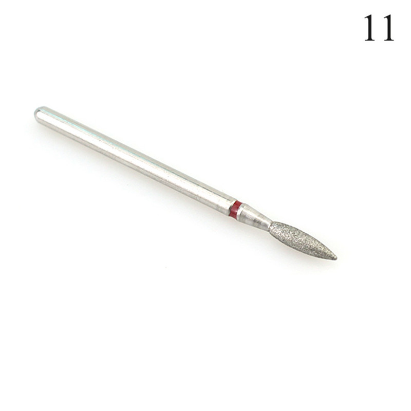 1 gab dimanta frēzes manikīram Rotējošie nagu urbji elektriskie pedikīra mašīnas aprīkojums kutikulas noņemšanas instrumenti