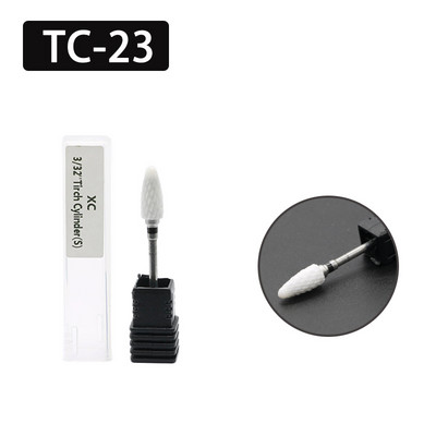 OGEYERO svrdla za nokte Plamena keramička rezača za manikuru Električna pedikura Bitovi za nokte Turpije za skidanje gela Alati za nokte