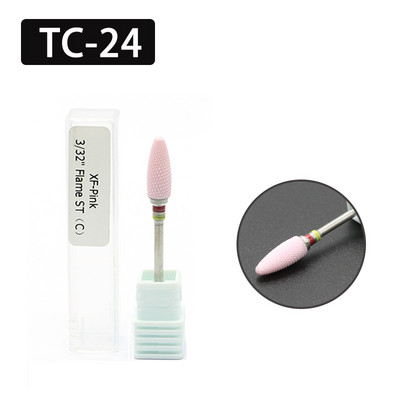 OGEYERO svrdla za nokte Plamena keramička rezača za manikuru Električna pedikura Bitovi za nokte Turpije za skidanje gela Alati za nokte