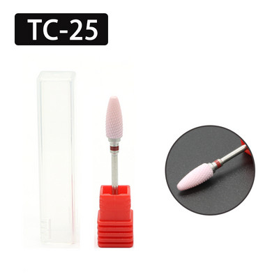 OGEYERO svrdla za nokte Plamena keramička rezača za manikuru Električna pedikura Bitovi za nokte Turpije za skidanje gela Alati za nokte