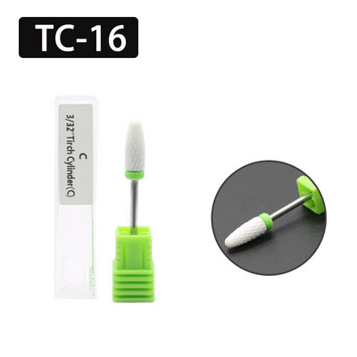 OGEYERO svrdla za nokte Plamena keramička rezača za manikuru Električna pedikura Bitovi za nokte Turpije za skidanje gela Alati za nokte