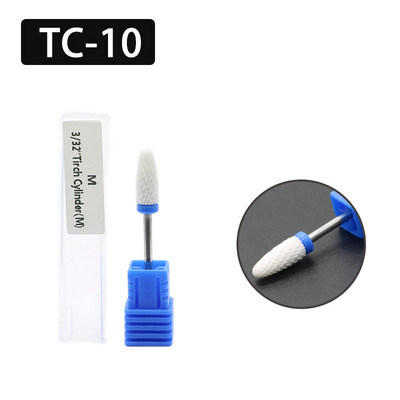 OGEYERO svrdla za nokte Plamena keramička rezača za manikuru Električna pedikura Bitovi za nokte Turpije za skidanje gela Alati za nokte