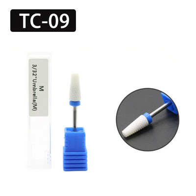 OGEYERO svrdla za nokte Plamena keramička rezača za manikuru Električna pedikura Bitovi za nokte Turpije za skidanje gela Alati za nokte