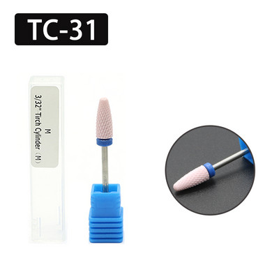 OGEYERO svrdla za nokte Plamena keramička rezača za manikuru Električna pedikura Bitovi za nokte Turpije za skidanje gela Alati za nokte