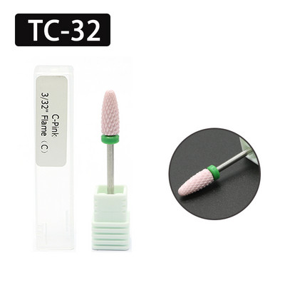 OGEYERO svrdla za nokte Plamena keramička rezača za manikuru Električna pedikura Bitovi za nokte Turpije za skidanje gela Alati za nokte