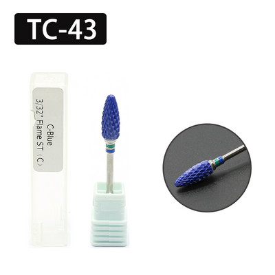 OGEYERO svrdla za nokte Plamena keramička rezača za manikuru Električna pedikura Bitovi za nokte Turpije za skidanje gela Alati za nokte