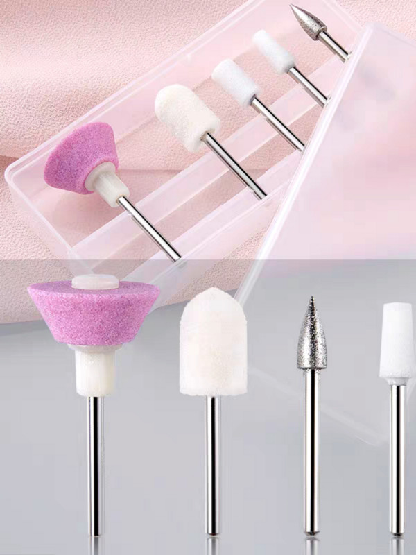 5GAB Vilnas filca slīpēšanas galviņa 2,35 mm kāts nagiem Filca stieņi Gravīrs Abrazīvie instrumenti Slīpēšanas rotācijas urbis