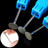 Lodveida frēzes manikīram Dimanta nagu urbji Burs piederumi urbjiem nagu griezēja uzgalis