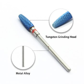 Ново свредло за нокти от волфрамова стомана Фреза за маникюр, педикюр, пили за нокти, буфер, оборудване за шлифоване на нокти, аксесоари, инструменти