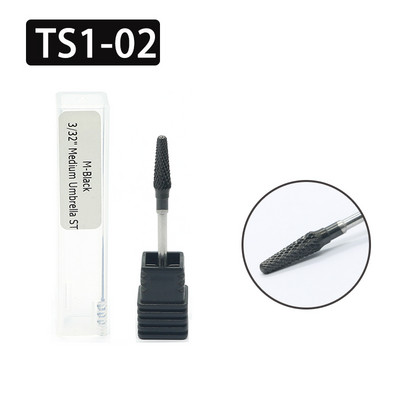 Jauns volframa tērauda nagu urbjmašīnas frēzes manikīram pedikīram nagu vīles Bufera nagu slīpēšanas aprīkojums piederumu rīki