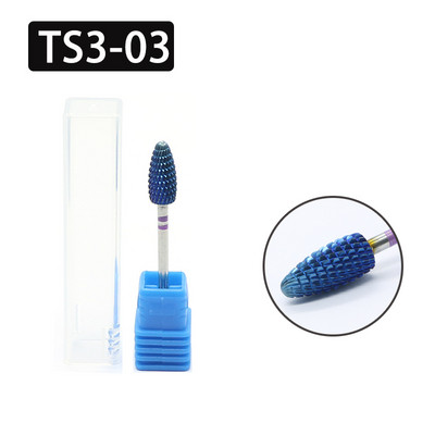 OGEYERO NOVO Svrdlo za nokte od volfram karbida Glodalo za manikuru Pedikura Turpije za nokte Pufer Dodatna oprema za nail art