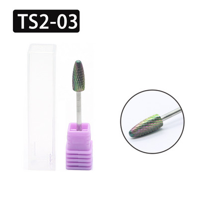 OGEYERO NOVO Svrdlo za nokte od volfram karbida Glodalo za manikuru Pedikura Turpije za nokte Pufer Dodatna oprema za nail art