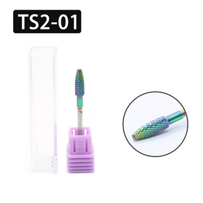 OGEYERO NOVO Svrdlo za nokte od volfram karbida Glodalo za manikuru Pedikura Turpije za nokte Pufer Dodatna oprema za nail art