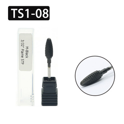 OGEYERO NOVO Svrdlo za nokte od volfram karbida Glodalo za manikuru Pedikura Turpije za nokte Pufer Dodatna oprema za nail art