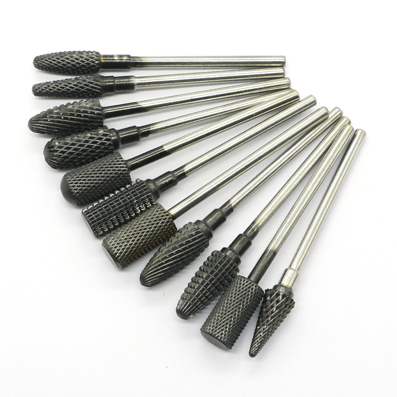 OGEYERO NOVO Svrdlo za nokte od volfram karbida Glodalo za manikuru Pedikura Turpije za nokte Pufer Dodatna oprema za nail art