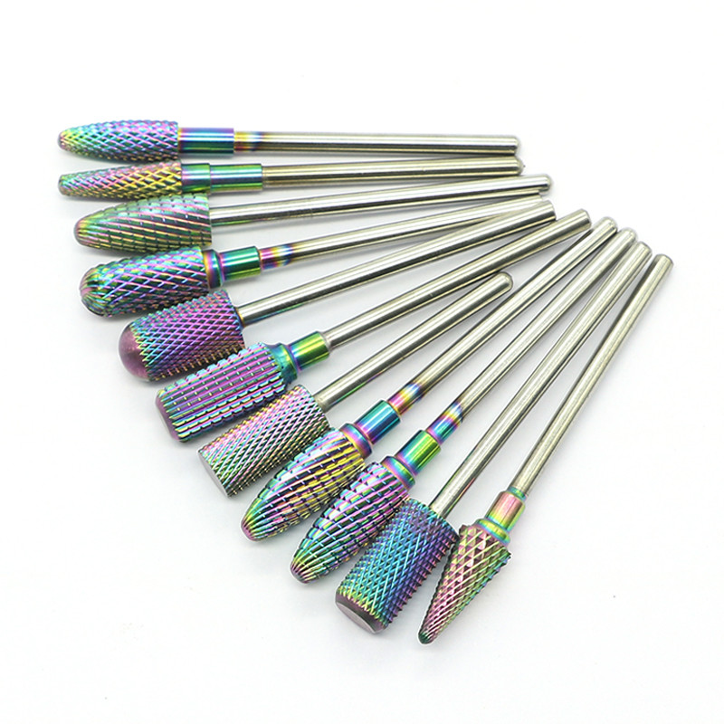 DDQ 1Gb konusveida karbīda volframa nagu urbjmašīna manikīra urbjmašīna frēzēšanai nagu vīles bufera nagu mākslas aprīkojuma instrumenti