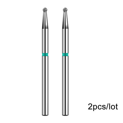 2 kom/lot Bitovi za nokte za manikuru za električnu bušilicu Dijamantna glodalica za manikuru Pedikura Rezač zanoktica Dodaci za nokte