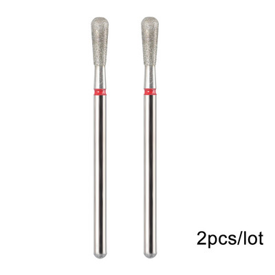 2 kom/lot Bitovi za nokte za manikuru za električnu bušilicu Dijamantna glodalica za manikuru Pedikura Rezač zanoktica Dodaci za nokte