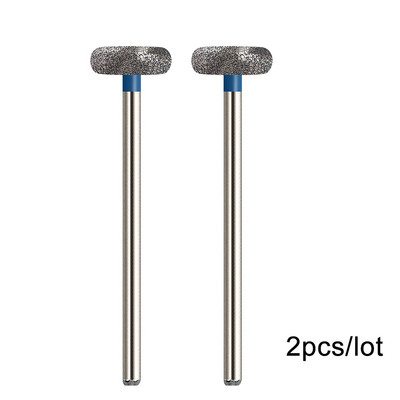 2 kom/lot Bitovi za nokte za manikuru za električnu bušilicu Dijamantna glodalica za manikuru Pedikura Rezač zanoktica Dodaci za nokte