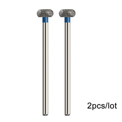 2 kom/lot Bitovi za nokte za manikuru za električnu bušilicu Dijamantna glodalica za manikuru Pedikura Rezač zanoktica Dodaci za nokte