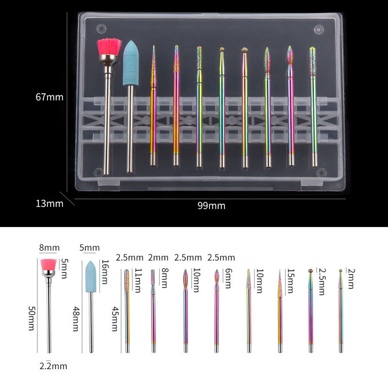 Nagu urbjmašīnas pulēšanas galviņas manikīrs volframa tērauda komplekts nagu noņemšanai pirmsapstrādes pulēšanas galviņas atmirušās ādas pulēšanas rīks