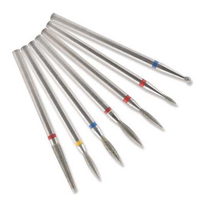 7gab nagu urbjmašīnas dimanta uzgaļi elektriskā manikīra pedikīra mašīnai frēzēšanas griezēja nagu vīles noņemšanas želejas lakas piederumi