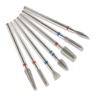 7gab nagu urbjmašīnas dimanta uzgaļi elektriskā manikīra pedikīra mašīnai frēzēšanas griezēja nagu vīles noņemšanas želejas lakas piederumi