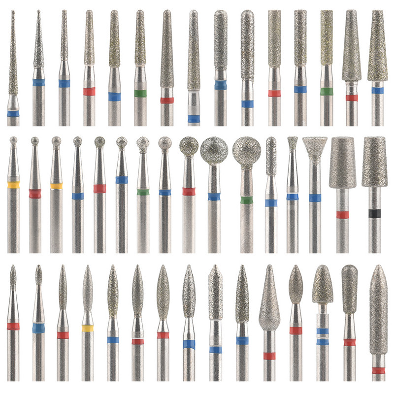 7gab nagu urbjmašīnas dimanta uzgaļi elektriskā manikīra pedikīra mašīnai frēzēšanas griezēja nagu vīles noņemšanas želejas lakas piederumi