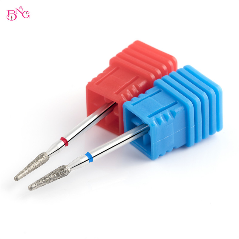 BNG Spear dijamantno svrdlo za nokte 3/32" rotirajući rezač čičaka Rezači za manikuru Dodatak za bušilice Alat za uljepšavanje zanoktica