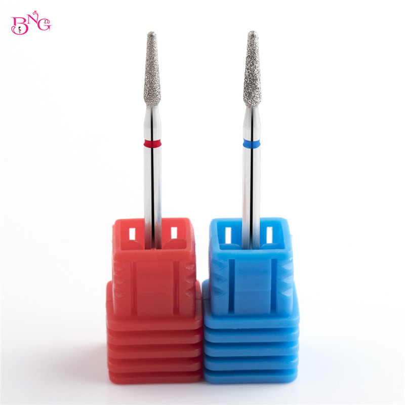 BNG Spear dijamantno svrdlo za nokte 3/32" rotirajući rezač čičaka Rezači za manikuru Dodatak za bušilice Alat za uljepšavanje zanoktica