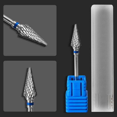 Izmērs C/F/M/XC/XF nagu urbji Profesionālie volframa nagu vīļu uzgaļi kāta urbjmašīna akrila nagiem mākslas noņemšanai