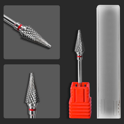 Izmērs C/F/M/XC/XF nagu urbji Profesionālie volframa nagu vīļu uzgaļi kāta urbjmašīna akrila nagiem mākslas noņemšanai