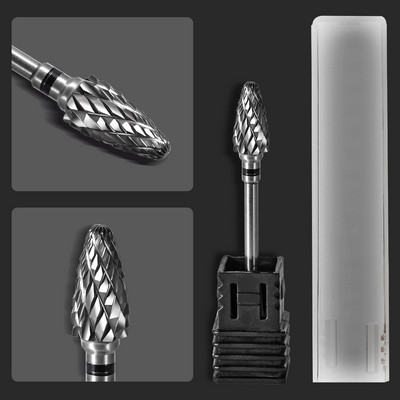 Izmērs C/F/M/XC/XF nagu urbji Profesionālie volframa nagu vīļu uzgaļi kāta urbjmašīna akrila nagiem mākslas noņemšanai